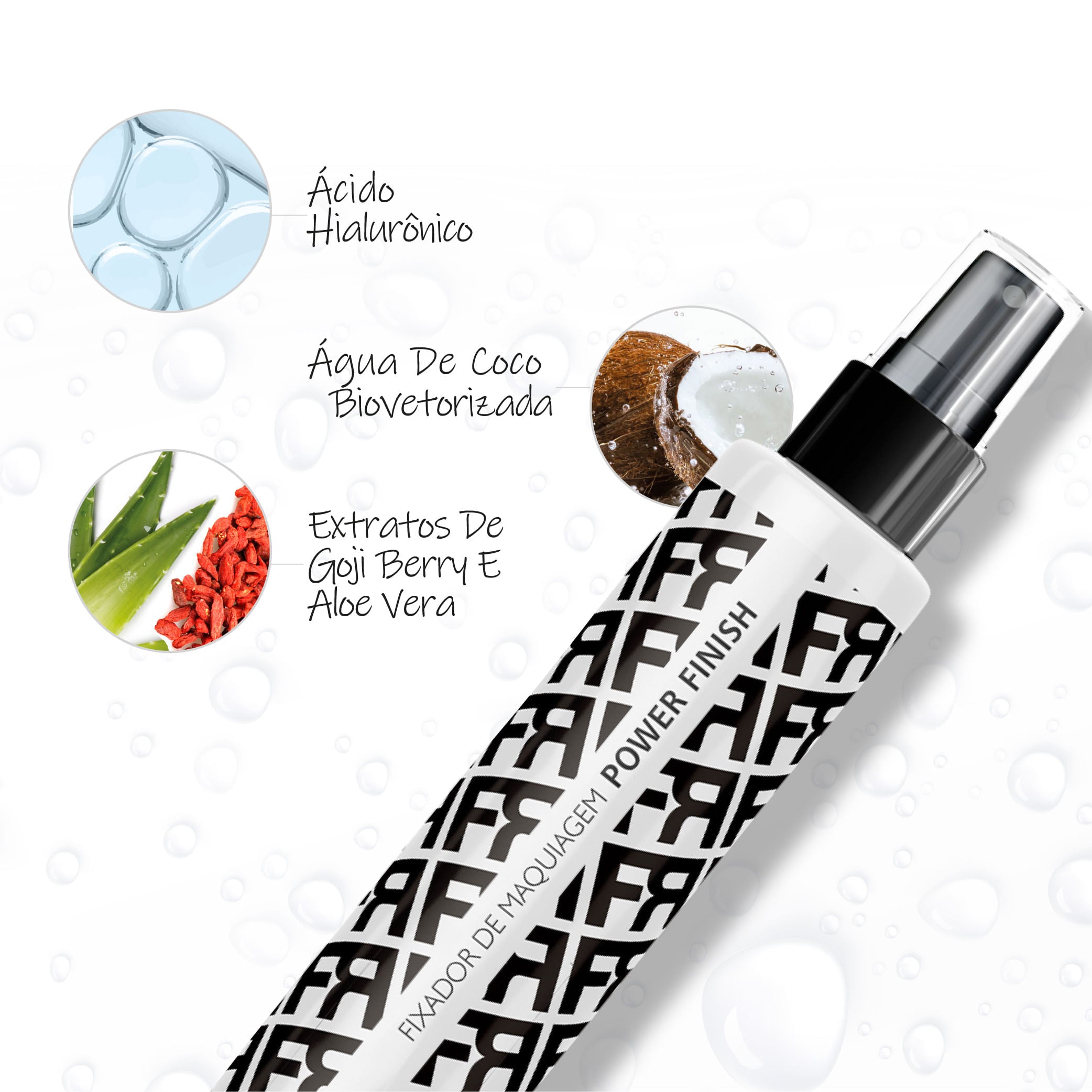 Fixador de Maquiagem Power Finish – Alta Fixação | Fran By