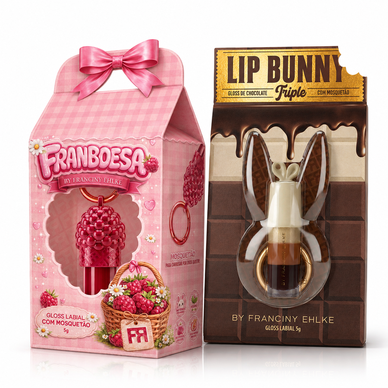 Kit Franboesa + Lip Bunny Triple
