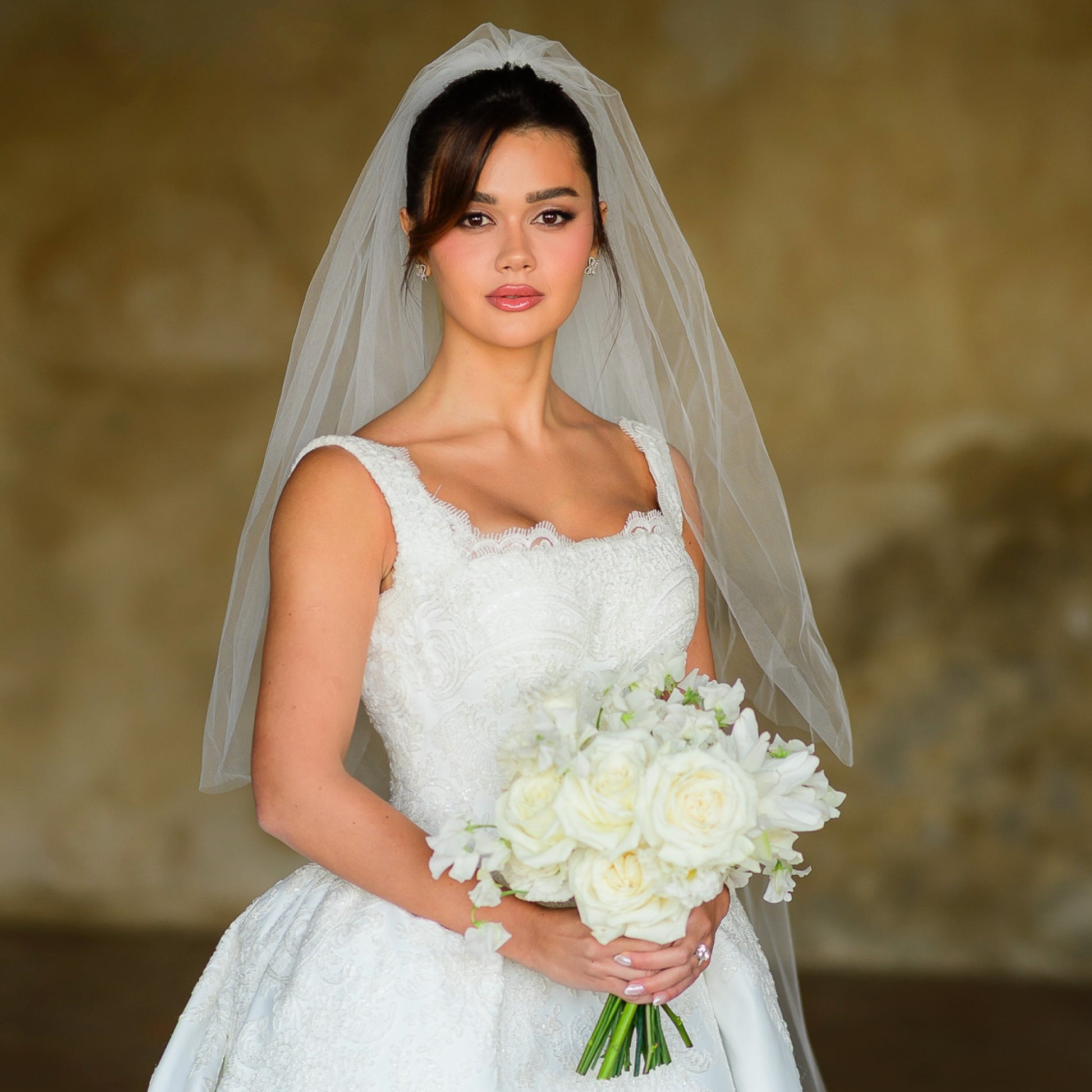 Resultado da maquiagem com o Bride Kit Fran by Franciny Ehlke