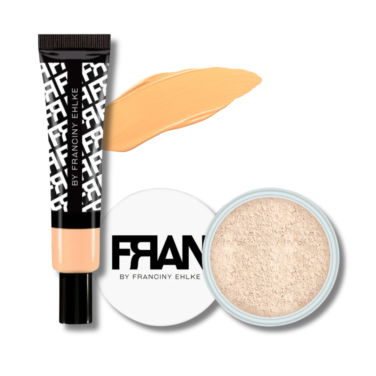 KIT PELE: BASE MATE C-03 + PÓ FACIAL PLUSH 01