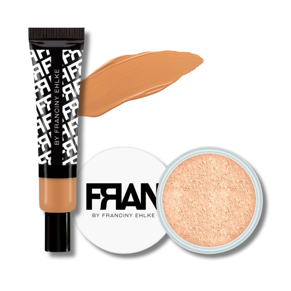 KIT PELE: BASE MATE M-01 + PÓ FACIAL PLUSH 02