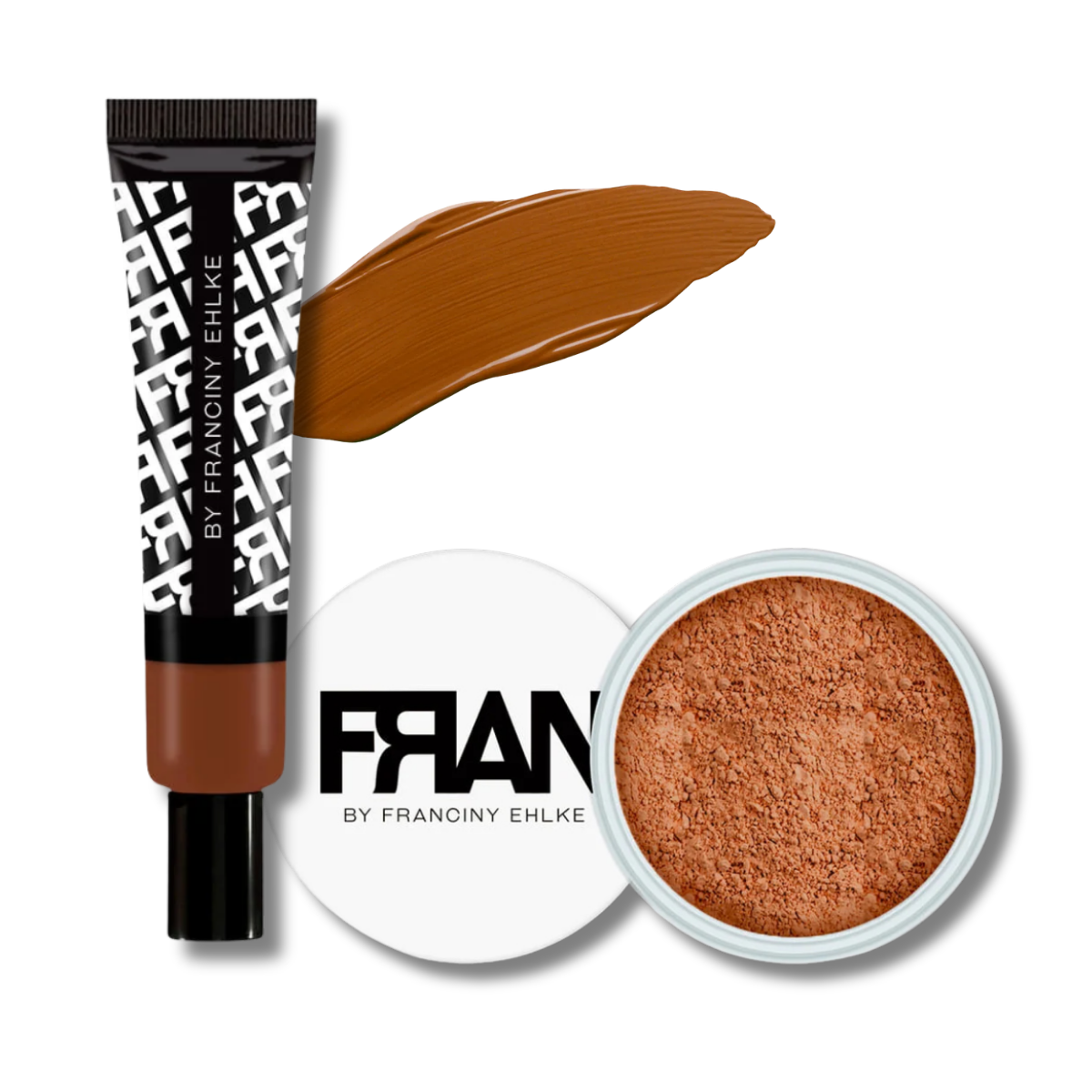 KIT PELE: BASE MATE E-03 + PÓ FACIAL PLUSH 03